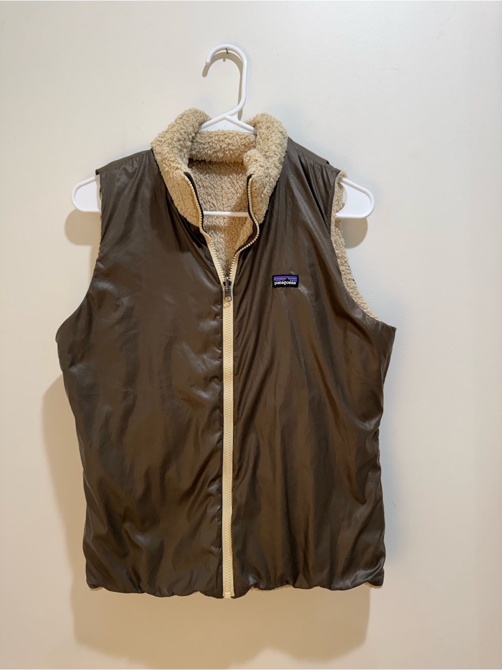 Patagonia Reversible Los Gatos Fleece Vest Women’s Large - Picture 12 of 14